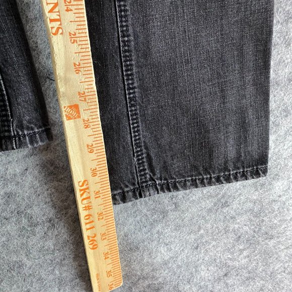 Vintage Brass Slim Straight Jeans 32x32 Men's Denim Gray Adults Zipper Fly - Picture 6 of 10